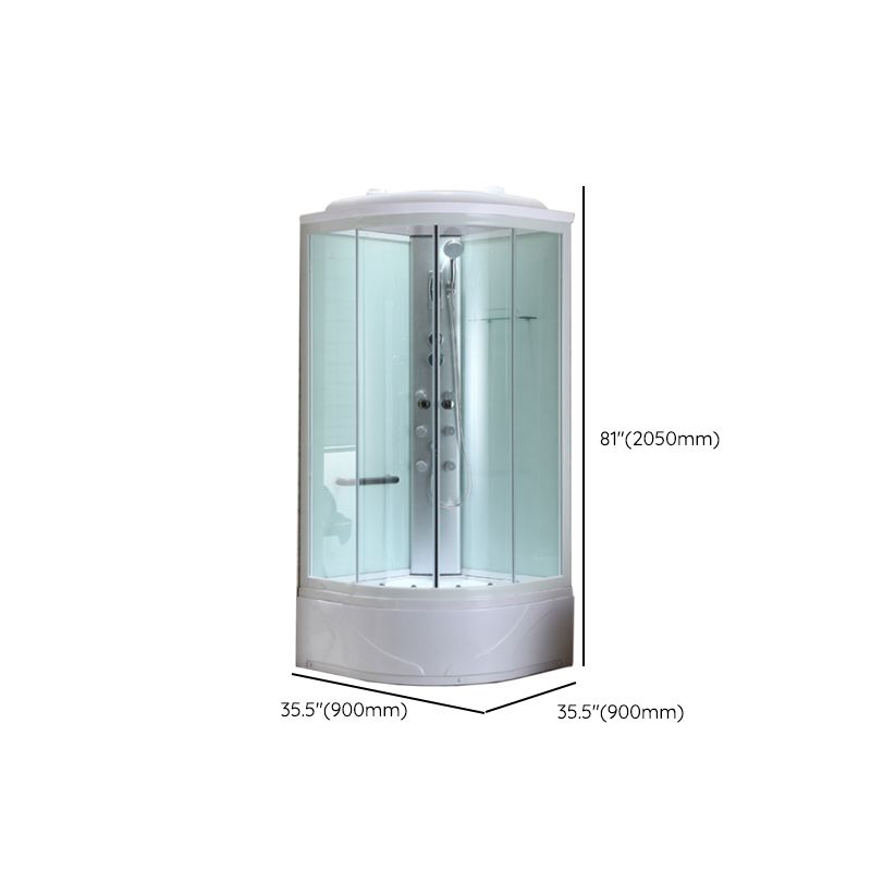 White Framed Rectangle Shower Stall Clear Tempered Glass Shower Stall Clearhalo 'Bathroom Remodel & Bathroom Fixtures' 'Home Improvement' 'home_improvement' 'home_improvement_shower_stalls_enclosures' 'Shower Stalls & Enclosures' 'shower_stalls_enclosures' 'Showers & Bathtubs' 1200x1200_005a2c98-c338-4fa1-be15-8704f3a6d6e8