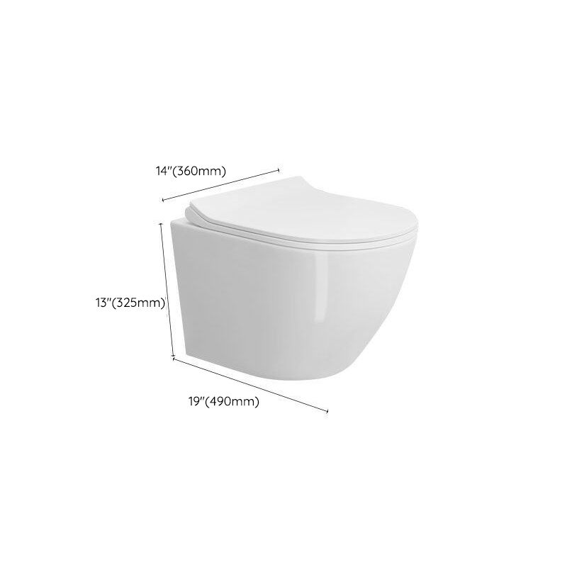 Modern Wall Mount Toilet Bowl One-Piece Urine Toilet for Washroom Clearhalo 'Bathroom Remodel & Bathroom Fixtures' 'Home Improvement' 'home_improvement' 'home_improvement_toilets' 'Toilets & Bidets' 'Toilets' 1200x1200_00850e65-5762-4463-a5ef-0d566d82f302