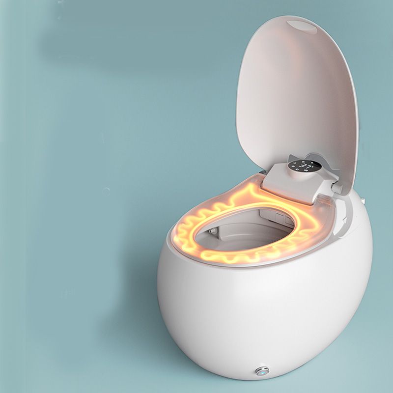White Round Floor Mount Bidet Antimicrobial Floor Standing Bidet Clearhalo 'Bathroom Remodel & Bathroom Fixtures' 'Bidets' 'Home Improvement' 'home_improvement' 'home_improvement_bidets' 'Toilets & Bidets' 1200x1200_0087a486-5190-4028-962d-b97a5dc50abc