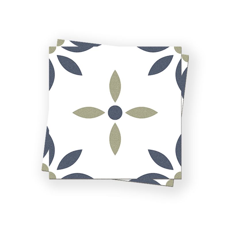 Square Peel & Stick Tile with Pattern Water Resistant Field Tile for Home Clearhalo 'Flooring 'Home Improvement' 'home_improvement' 'home_improvement_peel_stick_blacksplash' 'Peel & Stick Backsplash Tile' 'peel_stick_blacksplash' 'Walls & Ceilings' Walls and Ceiling' 1200x1200_008cc978-71be-4fcc-8287-42c78dee4559