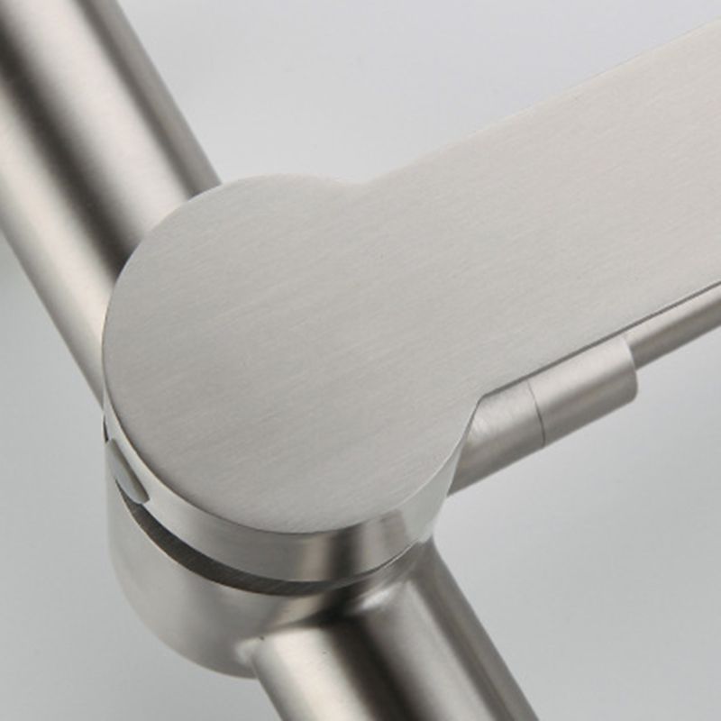 Contemporary 2-Function Kitchen Faucet 1-Handle Faucet with Stainless Steel Clearhalo 'Home Improvement' 'home_improvement' 'home_improvement_kitchen_faucets' 'Kitchen Faucets' 'Kitchen Remodel & Kitchen Fixtures' 'Kitchen Sinks & Faucet Components' 'kitchen_faucets' 1200x1200_00a019c8-16ab-4466-ab8a-130cf3f7e31f