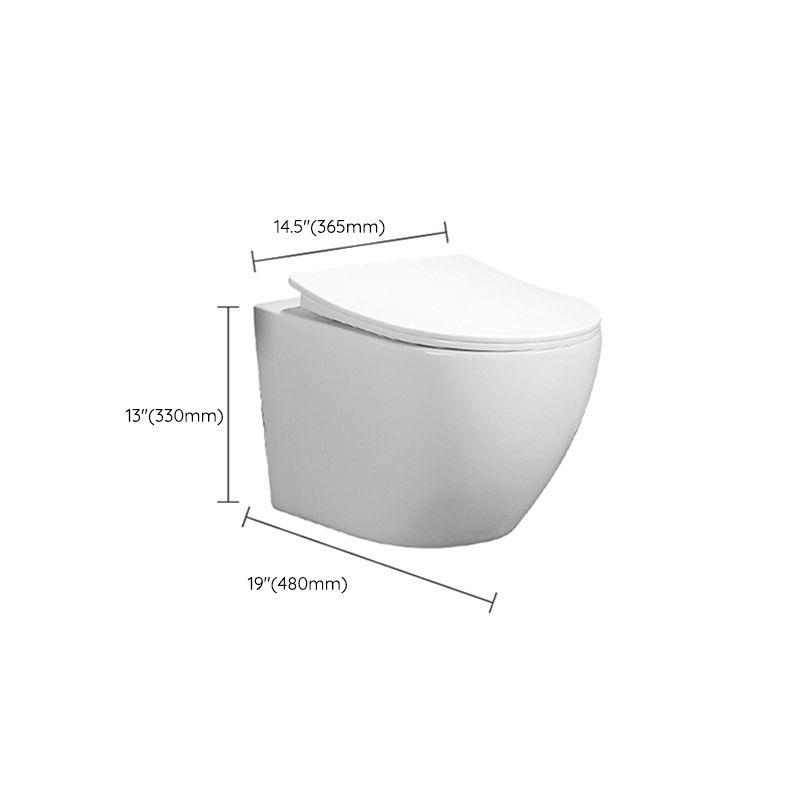Modern Wall Hung Toilet Bowl One-Piece Urine Toilet with Seat for Washroom Clearhalo 'Bathroom Remodel & Bathroom Fixtures' 'Home Improvement' 'home_improvement' 'home_improvement_toilets' 'Toilets & Bidets' 'Toilets' 1200x1200_00e95fea-d33d-48f6-b80b-05c5c94d63cc