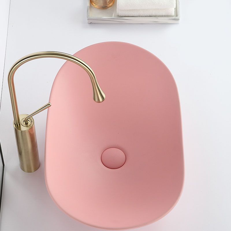 Contemporary Vessel Bathroom Sink Porcelain Vessel Lavatory Sink Clearhalo 'Bathroom Remodel & Bathroom Fixtures' 'Bathroom Sinks & Faucet Components' 'Bathroom Sinks' 'bathroom_sink' 'Home Improvement' 'home_improvement' 'home_improvement_bathroom_sink' 1200x1200_00ed0606-2cb5-41bb-991c-1a439f535df9