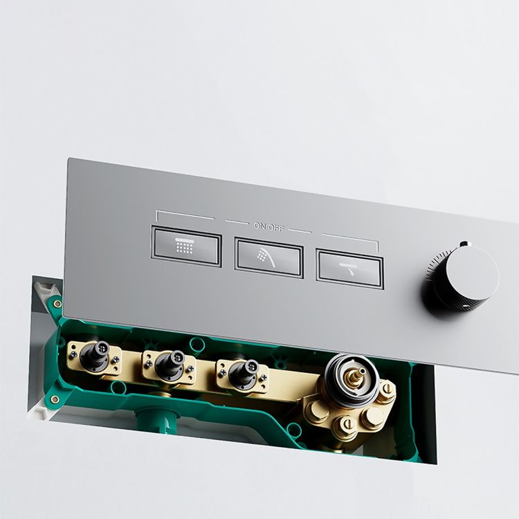 Minimalist Concealed Shower Set Recessed Push Button Wall Diverter Clearhalo 'Bathroom Remodel & Bathroom Fixtures' 'Home Improvement' 'home_improvement' 'home_improvement_shower_faucets' 'Shower Faucets & Systems' 'shower_faucets' 'Showers & Bathtubs Plumbing' 'Showers & Bathtubs' 1200x1200_0103367a-ce0f-4ece-a507-011d36b05147