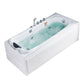 Modern Back to Wall Bathtub Rectangular White Acrylic Soaking Tub Clearhalo 'Bathroom Remodel & Bathroom Fixtures' 'Bathtubs' 'Home Improvement' 'home_improvement' 'home_improvement_bathtubs' 'Showers & Bathtubs' 1200x1200_0137b356-446e-4231-a757-64627c6d1be2