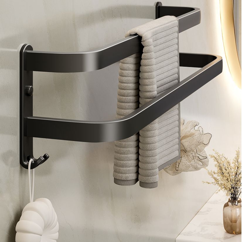Modern Bathroom Accessory Kit Black Bath Shelf Bath Hardware Set Clearhalo 'Bathroom Hardware Sets' 'Bathroom Hardware' 'Bathroom Remodel & Bathroom Fixtures' 'bathroom_hardware_sets' 'Home Improvement' 'home_improvement' 'home_improvement_bathroom_hardware_sets' 1200x1200_01416deb-fe6d-4e36-8003-f43a8987222d