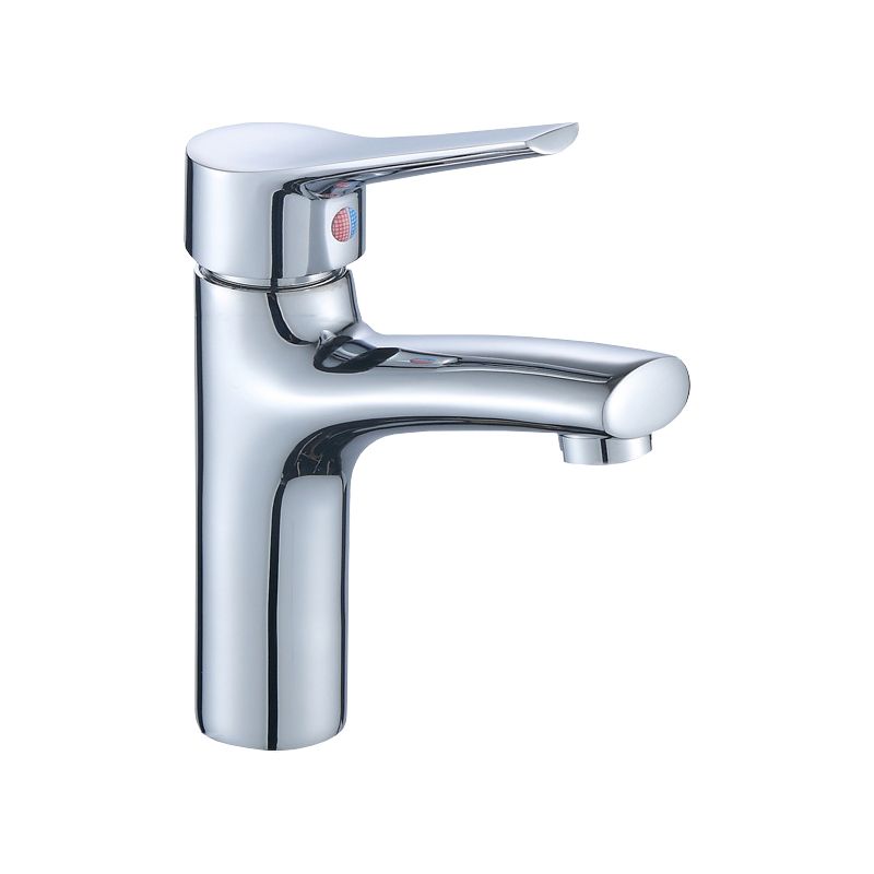 Single Hole Lavatory Faucet Lever Handle 1 Hole Faucet for Bathroom Clearhalo 'Bathroom Remodel & Bathroom Fixtures' 'Bathroom Sink Faucets' 'Bathroom Sinks & Faucet Components' 'bathroom_sink_faucets' 'Home Improvement' 'home_improvement' 'home_improvement_bathroom_sink_faucets' 1200x1200_016e02f4-1a84-47dd-b40f-141653110039