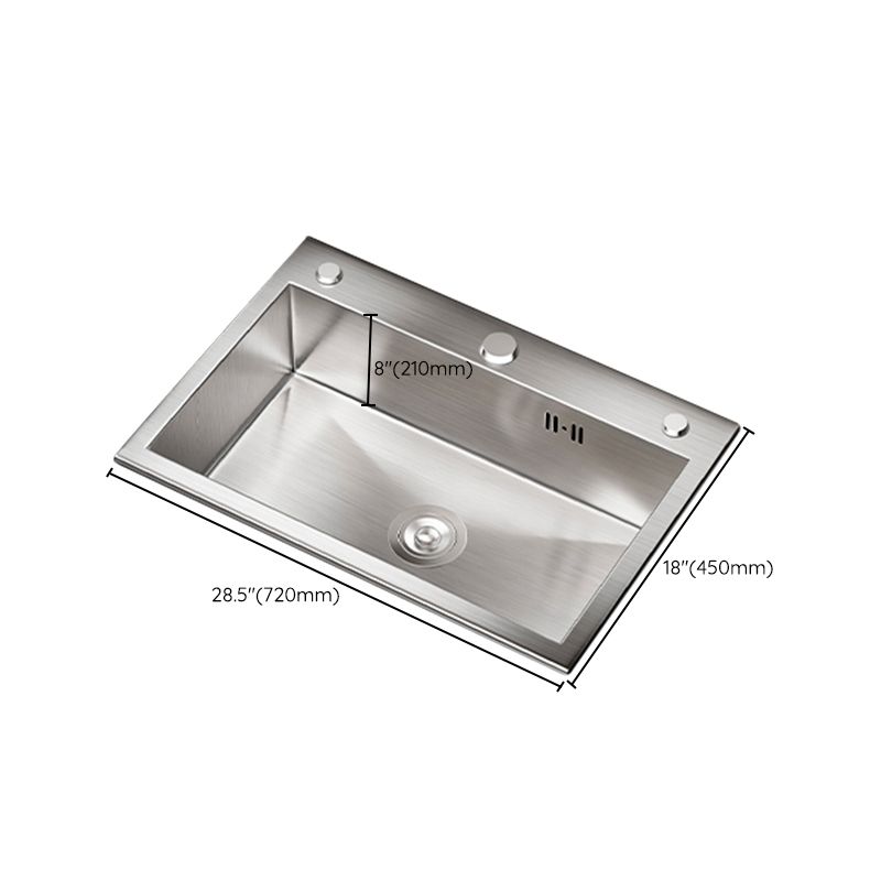 Classic Style Kitchen Sink Stainless Steel 3 Holes Drop-In Kitchen Sink Clearhalo 'Home Improvement' 'home_improvement' 'home_improvement_kitchen_sinks' 'Kitchen Remodel & Kitchen Fixtures' 'Kitchen Sinks & Faucet Components' 'Kitchen Sinks' 'kitchen_sinks' 1200x1200_016fb4d8-77ae-420f-b9c6-b0e3404a008c