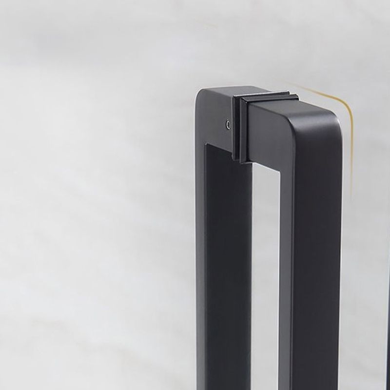 Tempered Frame Shower Doors Black Transparent Shower Bath Door Clearhalo 'Bathroom Remodel & Bathroom Fixtures' 'Home Improvement' 'home_improvement' 'home_improvement_shower_tub_doors' 'Shower and Tub Doors' 'shower_tub_doors' 'Showers & Bathtubs' 1200x1200_0183cd73-11d8-4cb9-9030-0ba1b0cd834c