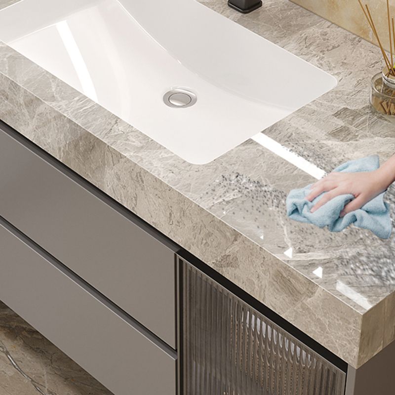 Wall Mount Mirror Included Bathroom Vanity Set with Faucet Sink Clearhalo 'Bathroom Remodel & Bathroom Fixtures' 'Bathroom Vanities' 'bathroom_vanities' 'Home Improvement' 'home_improvement' 'home_improvement_bathroom_vanities' 1200x1200_01c56f00-fc87-4985-af51-5eab885abe47