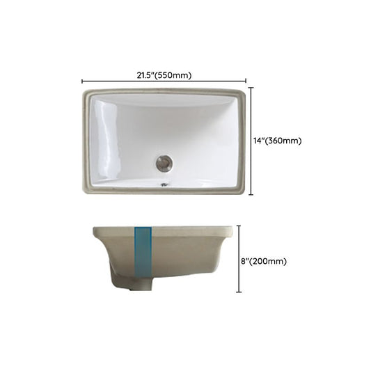 Traditional Undermount Bathroom Sink Porcelain with Pop-Up Drain Basin Clearhalo 'Bathroom Remodel & Bathroom Fixtures' 'Bathroom Sinks & Faucet Components' 'Bathroom Sinks' 'bathroom_sink' 'Home Improvement' 'home_improvement' 'home_improvement_bathroom_sink' 1200x1200_01cfb73e-e3fe-4e59-9986-098f7ea7475b
