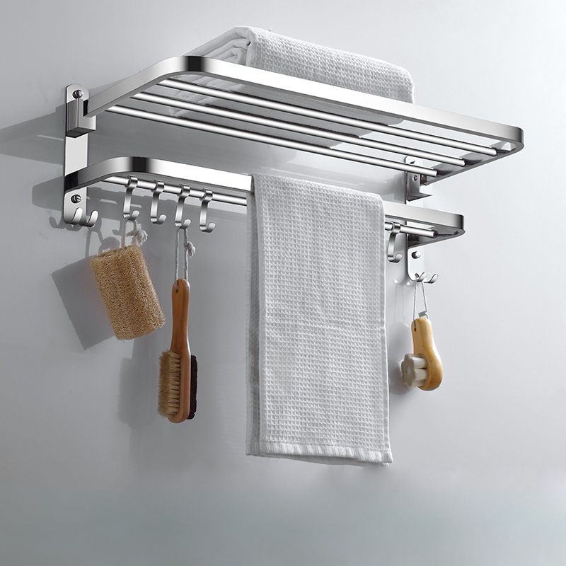 Modern Stainless Steel Bathroom Set Paper Holder Bath Shelf Bathroom Hardware Clearhalo 'Bathroom Hardware Sets' 'Bathroom Hardware' 'Bathroom Remodel & Bathroom Fixtures' 'bathroom_hardware_sets' 'Home Improvement' 'home_improvement' 'home_improvement_bathroom_hardware_sets' 1200x1200_01d30c26-04c8-4da7-8268-6a4a796581f0