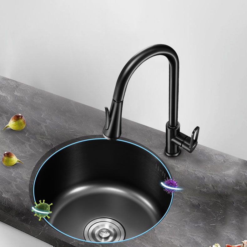 Contemporary Style Kitchen Sink Stainless Steel Kitchen Sink with Single Bowl Clearhalo 'Home Improvement' 'home_improvement' 'home_improvement_kitchen_sinks' 'Kitchen Remodel & Kitchen Fixtures' 'Kitchen Sinks & Faucet Components' 'Kitchen Sinks' 'kitchen_sinks' 1200x1200_01d47fe4-f00c-4ae2-b6d5-8518b0909292