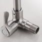 Modern Bridge Faucet 304 Stainless Steel Knob Handle Swivel Spout Wall Mounted Faucet Clearhalo 'Home Improvement' 'home_improvement' 'home_improvement_kitchen_faucets' 'Kitchen Faucets' 'Kitchen Remodel & Kitchen Fixtures' 'Kitchen Sinks & Faucet Components' 'kitchen_faucets' 1200x1200_01e994a9-3392-4676-b5e0-69ae0947c1b6