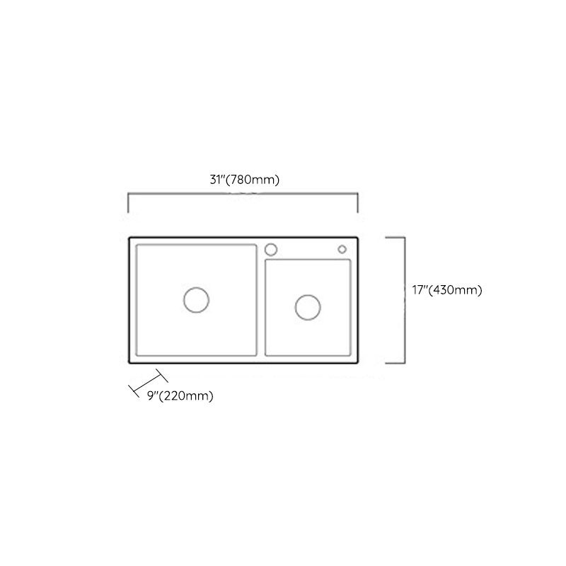 Modern Kitchen Bar Sink Stainless Steel with Drain Strainer Kit and Soap Dispenser Sink Clearhalo 'Home Improvement' 'home_improvement' 'home_improvement_kitchen_sinks' 'Kitchen Remodel & Kitchen Fixtures' 'Kitchen Sinks & Faucet Components' 'Kitchen Sinks' 'kitchen_sinks' 1200x1200_020aba40-5195-4b84-9584-e632c58f1bc0