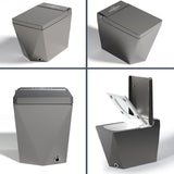 Black / Gray / White Electronic Toilet Elongated Floor Mount Bidet Clearhalo 'Bathroom Remodel & Bathroom Fixtures' 'Bidets' 'Home Improvement' 'home_improvement' 'home_improvement_bidets' 'Toilets & Bidets' 1200x1200_0230795e-9ff1-4897-84d4-16c7051213a3