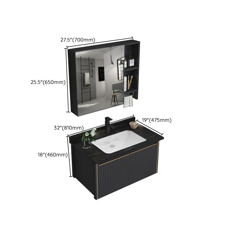 Modern Wall Mount Bathroom Vanity Set Stone Faucet Included Bathroom Vanity Clearhalo 'Bathroom Remodel & Bathroom Fixtures' 'Bathroom Vanities' 'bathroom_vanities' 'Home Improvement' 'home_improvement' 'home_improvement_bathroom_vanities' 1200x1200_024e42f5-bc6f-4c7b-be37-3289a755bb35