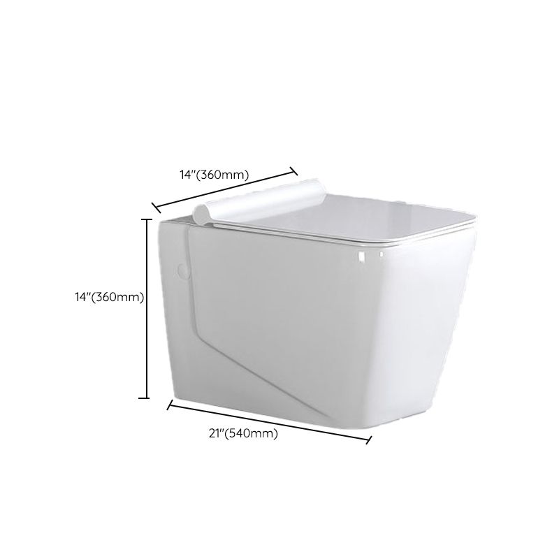 Modern Ceramic Flush Toilet Wall Hung White Toilet Bowl for Washroom Clearhalo 'Bathroom Remodel & Bathroom Fixtures' 'Home Improvement' 'home_improvement' 'home_improvement_toilets' 'Toilets & Bidets' 'Toilets' 1200x1200_025b5859-d29e-445d-9ca1-88dadf217f16