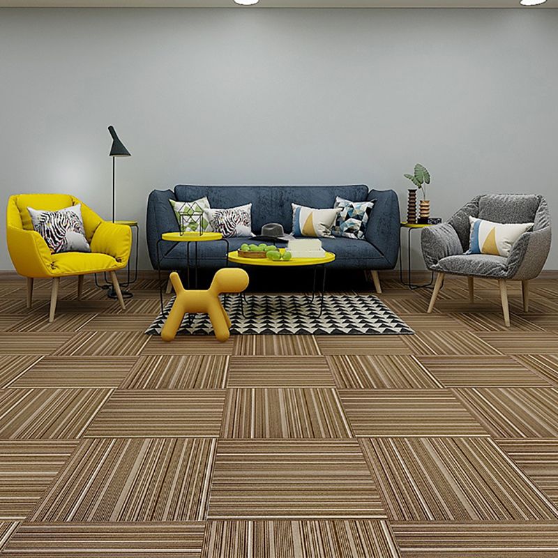 Modern Carpet Floor Tile Level Loop Glue Down Fade Resistant Carpet Tiles Clearhalo 'Carpet Tiles & Carpet Squares' 'carpet_tiles_carpet_squares' 'Flooring 'Home Improvement' 'home_improvement' 'home_improvement_carpet_tiles_carpet_squares' Walls and Ceiling' 1200x1200_026083ed-9134-445c-9425-51c6ea3ba900