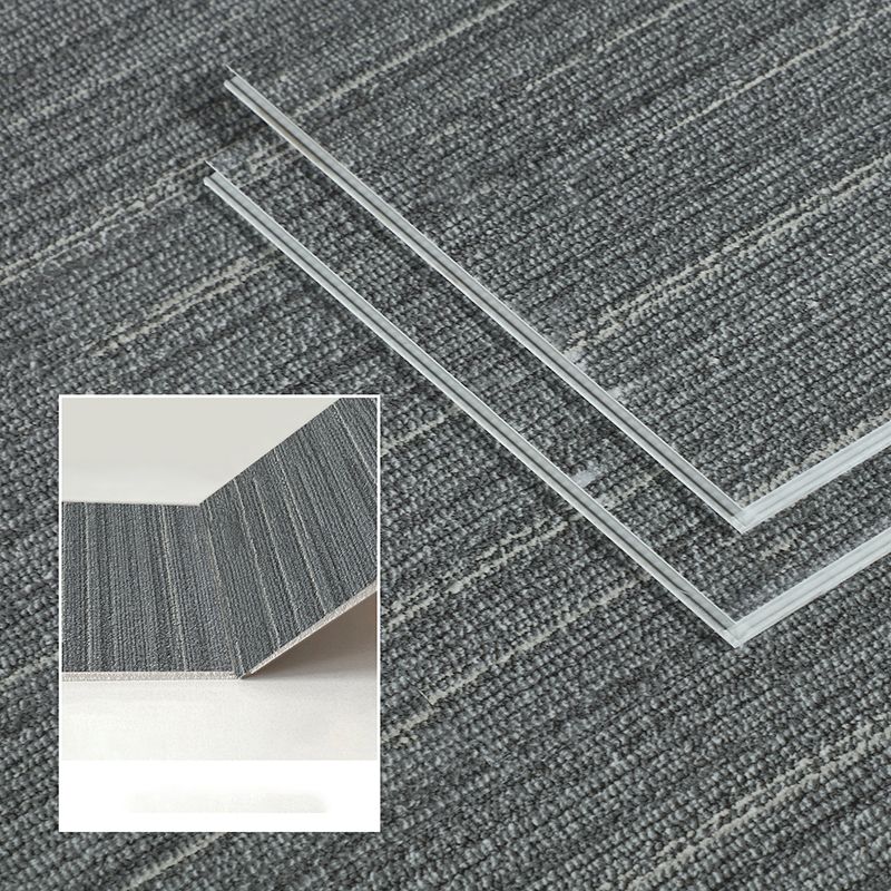 Grey Tone Plastic Floor Fabric Look Square Edge Water Resistant Floor Tile Clearhalo 'Flooring 'Home Improvement' 'home_improvement' 'home_improvement_vinyl_flooring' 'Vinyl Flooring' 'vinyl_flooring' Walls and Ceiling' 1200x1200_02767d3a-e607-4c46-83ad-ac0da21b2a47