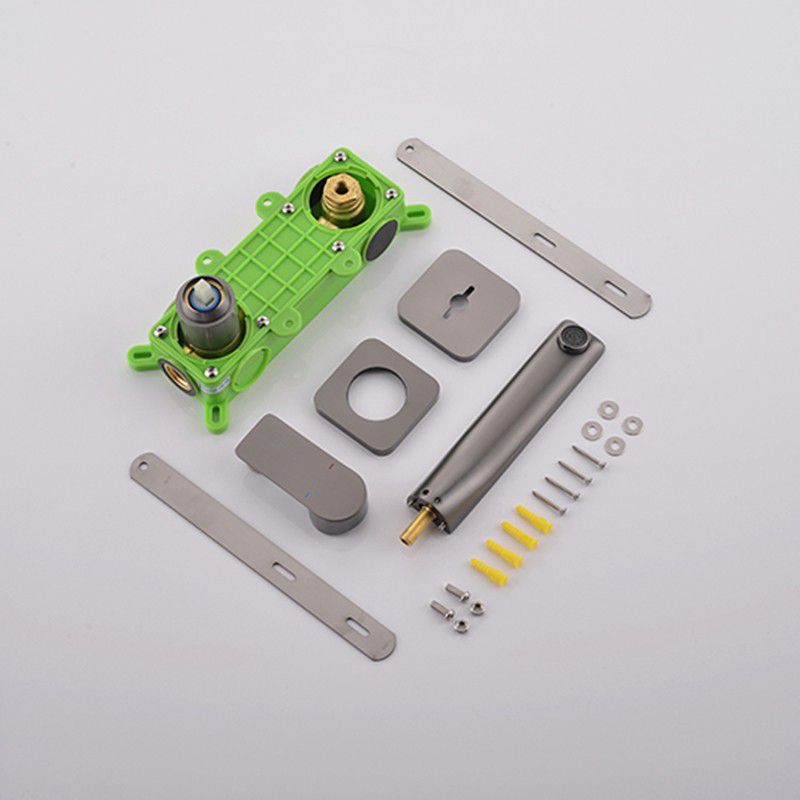 Metal Wall Mounted Bathroom Faucet Modern Widespread Sink Faucet Clearhalo 'Bathroom Remodel & Bathroom Fixtures' 'Bathroom Sink Faucets' 'Bathroom Sinks & Faucet Components' 'bathroom_sink_faucets' 'Home Improvement' 'home_improvement' 'home_improvement_bathroom_sink_faucets' 1200x1200_027698af-70f5-4b49-844c-1b678fcddb7a