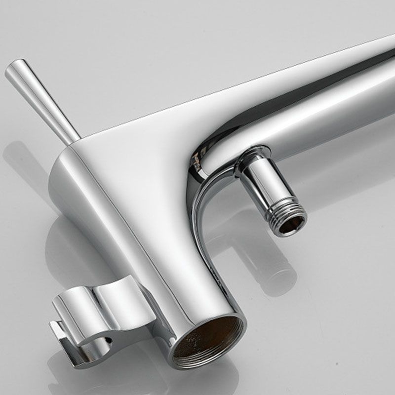 Modern Free-standing Faucet Bathtub Handheld Shower Head Faucet Clearhalo 'Bathroom Remodel & Bathroom Fixtures' 'Bathtub Faucets' 'bathtub_faucets' 'Home Improvement' 'home_improvement' 'home_improvement_bathtub_faucets' 1200x1200_0283767c-0055-481f-8dd0-96a191c53248