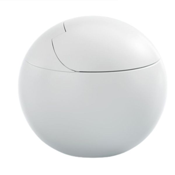 Round Foot Sensor Floor Standing Bidet with Wireless Remote Control Clearhalo 'Bathroom Remodel & Bathroom Fixtures' 'Bidets' 'Home Improvement' 'home_improvement' 'home_improvement_bidets' 'Toilets & Bidets' 1200x1200_029dc0f6-eb54-45be-895b-361a26cd1c21