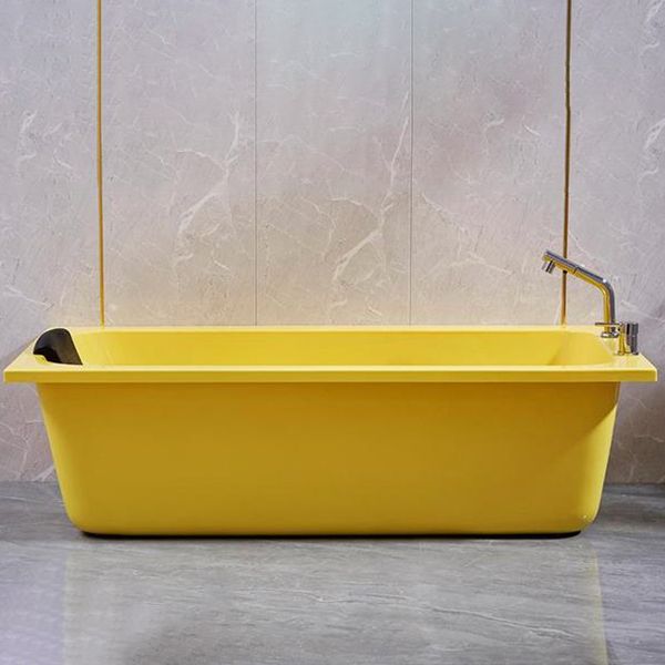 Modern Rectangular Freestanding Bath Acrylic Soaking Pop-up Drain Bathtub Clearhalo 'Bathroom Remodel & Bathroom Fixtures' 'Bathtubs' 'Home Improvement' 'home_improvement' 'home_improvement_bathtubs' 'Showers & Bathtubs' 1200x1200_02a51961-e8b7-4cf9-a1ae-9f837899b42c