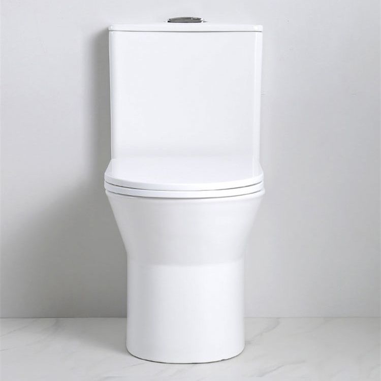 Modern Siphon Jet Toilet Floor Mount Urine Toilet with Toilet Seat Clearhalo 'Bathroom Remodel & Bathroom Fixtures' 'Home Improvement' 'home_improvement' 'home_improvement_toilets' 'Toilets & Bidets' 'Toilets' 1200x1200_02d96472-b790-4280-b839-2b22b86471b5