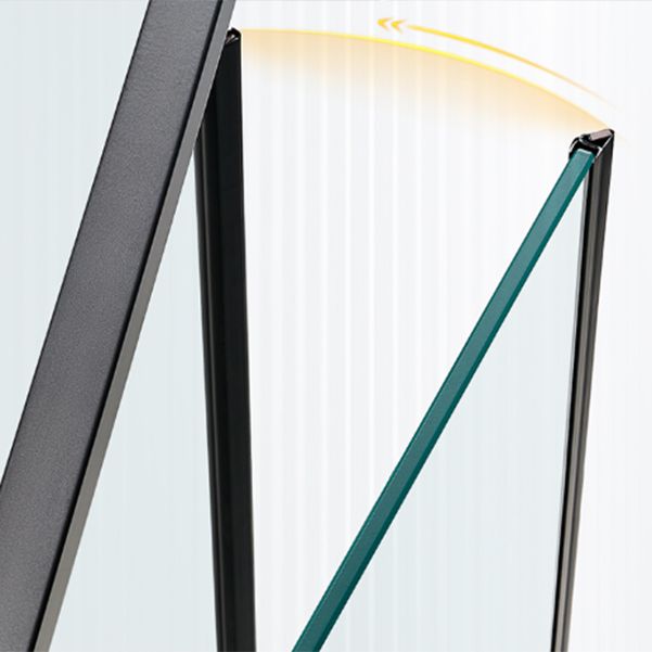 Modern Style Neo-Angle Shower Enclosure Clear Glass Framed Shower Stall Clearhalo 'Bathroom Remodel & Bathroom Fixtures' 'Home Improvement' 'home_improvement' 'home_improvement_shower_stalls_enclosures' 'Shower Stalls & Enclosures' 'shower_stalls_enclosures' 'Showers & Bathtubs' 1200x1200_0314b9e7-9c66-4477-96f2-11549db747b0