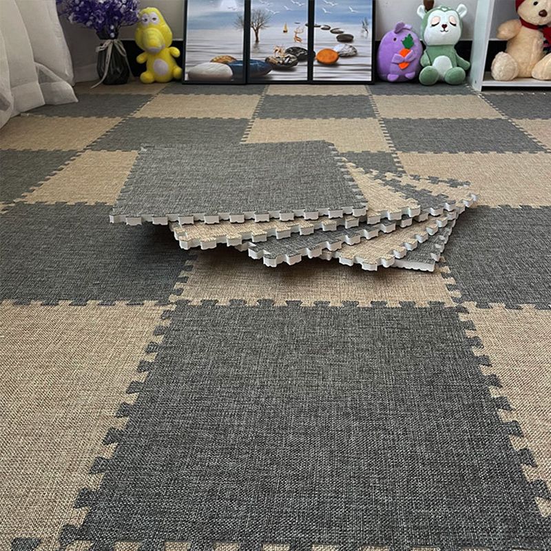 Interlocking Carpet Tiles Foam Solid Color Indoor Carpet Tiles Clearhalo 'Carpet Tiles & Carpet Squares' 'carpet_tiles_carpet_squares' 'Flooring 'Home Improvement' 'home_improvement' 'home_improvement_carpet_tiles_carpet_squares' Walls and Ceiling' 1200x1200_031845cb-2c43-4552-8540-f7ba4c1216e9