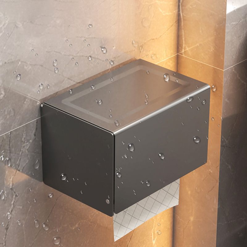 Modern Bathroom Hardware Set Grey Metal Bathroom Accessory Kit Anti-corrosion Clearhalo 'Bathroom Hardware Sets' 'Bathroom Hardware' 'Bathroom Remodel & Bathroom Fixtures' 'bathroom_hardware_sets' 'Home Improvement' 'home_improvement' 'home_improvement_bathroom_hardware_sets' 1200x1200_034d2015-505d-4d71-9d9c-d9288135add2