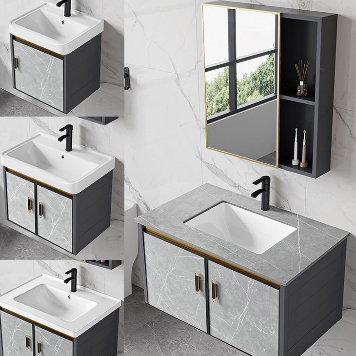 Modern Wall Mount Vanity Set Grey Closed Storage Sink Vanity for Bathroom Clearhalo 'Bathroom Remodel & Bathroom Fixtures' 'Bathroom Vanities' 'bathroom_vanities' 'Home Improvement' 'home_improvement' 'home_improvement_bathroom_vanities' 1200x1200_035509b4-9f35-42be-bce0-787009a74e18