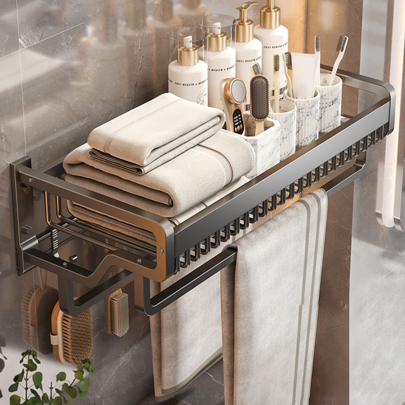 Modern Bathroom Hardware Set Grey Metal Bathroom Accessory Kit Anti-corrosion Clearhalo 'Bathroom Hardware Sets' 'Bathroom Hardware' 'Bathroom Remodel & Bathroom Fixtures' 'bathroom_hardware_sets' 'Home Improvement' 'home_improvement' 'home_improvement_bathroom_hardware_sets' 1200x1200_035938d5-dd70-4890-860f-4cd5581d8c1b