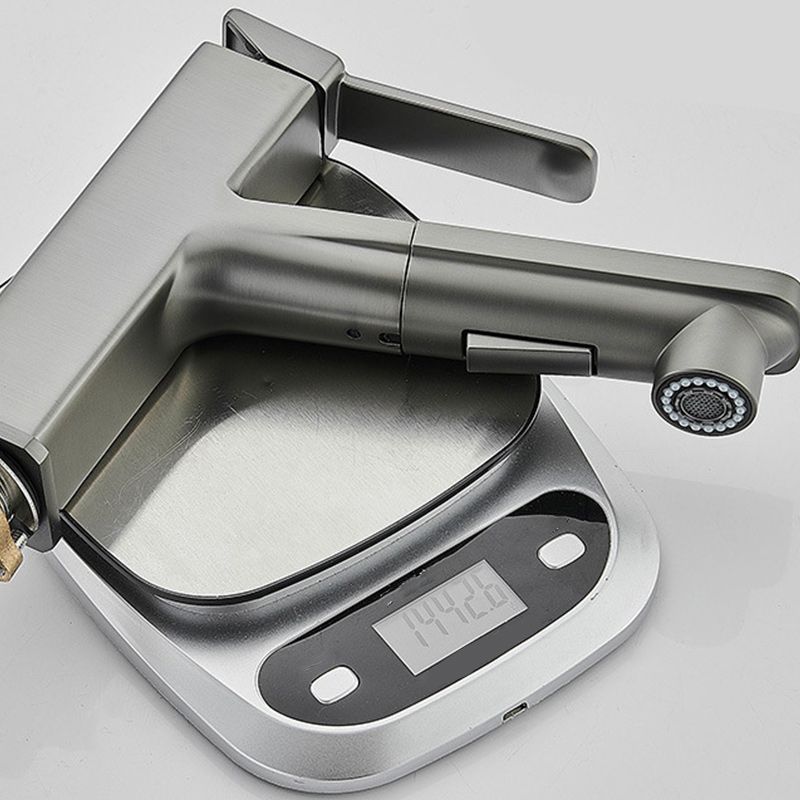 Contemporary Vessel Faucet Lever Handles Low Arc Copper Vessel Faucet Clearhalo 'Bathroom Remodel & Bathroom Fixtures' 'Bathroom Sink Faucets' 'Bathroom Sinks & Faucet Components' 'bathroom_sink_faucets' 'Home Improvement' 'home_improvement' 'home_improvement_bathroom_sink_faucets' 1200x1200_035e5aa4-56e3-4f97-aa1b-58444041e4fa