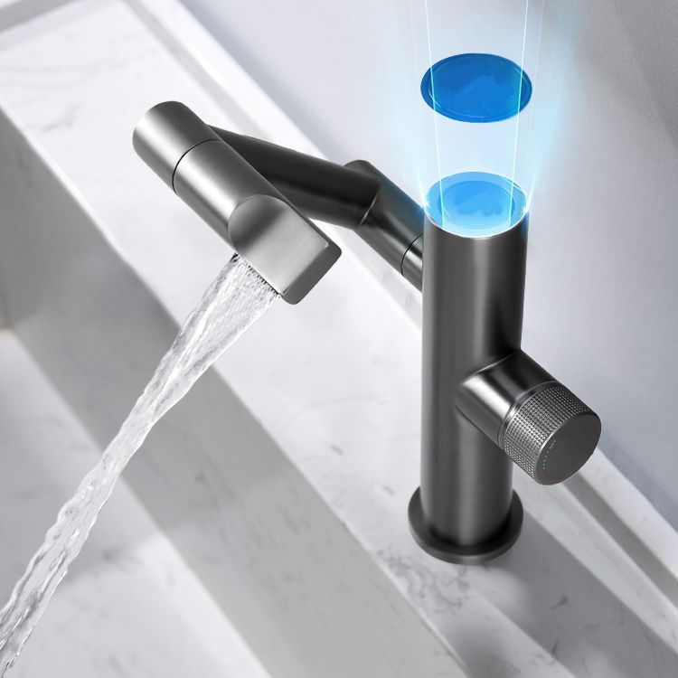 Modern Vessel Sink Faucet Solid Color Vessel Sink Bathroom Faucet Clearhalo 'Bathroom Remodel & Bathroom Fixtures' 'Bathroom Sink Faucets' 'Bathroom Sinks & Faucet Components' 'bathroom_sink_faucets' 'Home Improvement' 'home_improvement' 'home_improvement_bathroom_sink_faucets' 1200x1200_036311e8-6309-4ce8-9458-14a5e2873e45