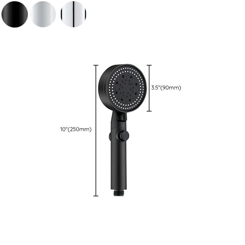 Round Handheld Shower Head Modern Plastic Shower Head with Self-Cleaning Clearhalo 'Bathroom Remodel & Bathroom Fixtures' 'Home Improvement' 'home_improvement' 'home_improvement_shower_heads' 'Shower Heads' 'shower_heads' 'Showers & Bathtubs Plumbing' 'Showers & Bathtubs' 1200x1200_036f880e-3827-4662-b136-39a9a073803f