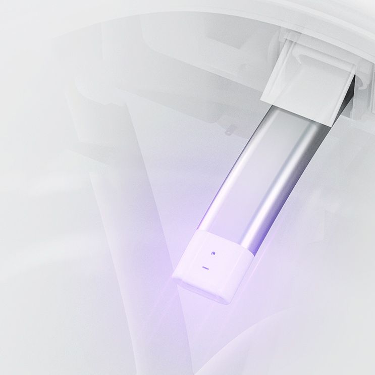 Contemporary Foot Sensor Elongated White Ceramic Smart Toilet Clearhalo 'Bathroom Remodel & Bathroom Fixtures' 'Bidets' 'Home Improvement' 'home_improvement' 'home_improvement_bidets' 'Toilets & Bidets' 1200x1200_037d2703-0b51-453d-bc24-4f7ce625c4c6