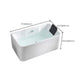 Modern Soaking Bathtub Antique Finish Rectangular Back to Wall Bath Tub Clearhalo 'Bathroom Remodel & Bathroom Fixtures' 'Bathtubs' 'Home Improvement' 'home_improvement' 'home_improvement_bathtubs' 'Showers & Bathtubs' 1200x1200_03c44001-3767-4cb9-a144-5be250073c21