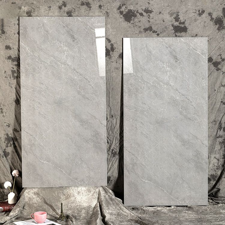 Rectangle Floor Tile Straight Edge Polished Water Resistant Singular ...