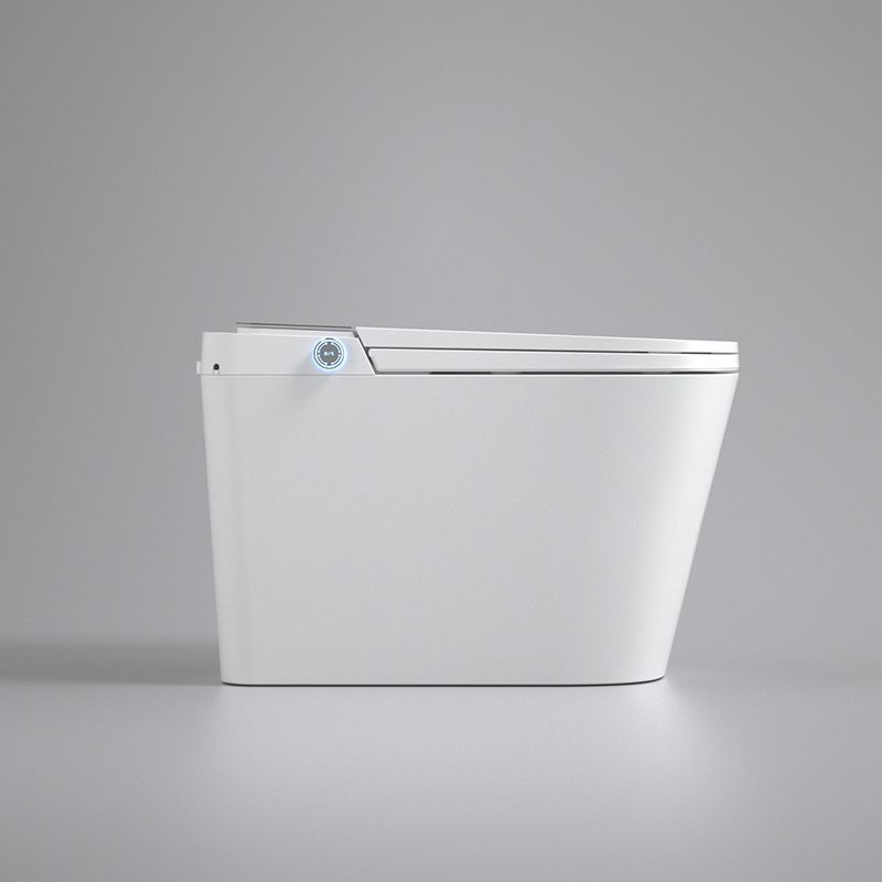 Ceramic Elongated Floor Mount Bidet in White with Heated Seat Clearhalo 'Bathroom Remodel & Bathroom Fixtures' 'Bidets' 'Home Improvement' 'home_improvement' 'home_improvement_bidets' 'Toilets & Bidets' 1200x1200_03e3113a-807a-4190-94db-3912863770b1