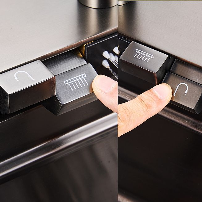 Classic Black Sink Stainless Steel Single Basin Sink with Soundproofing Clearhalo 'Home Improvement' 'home_improvement' 'home_improvement_kitchen_sinks' 'Kitchen Remodel & Kitchen Fixtures' 'Kitchen Sinks & Faucet Components' 'Kitchen Sinks' 'kitchen_sinks' 1200x1200_03e4c329-7460-428d-9311-6607fb159495