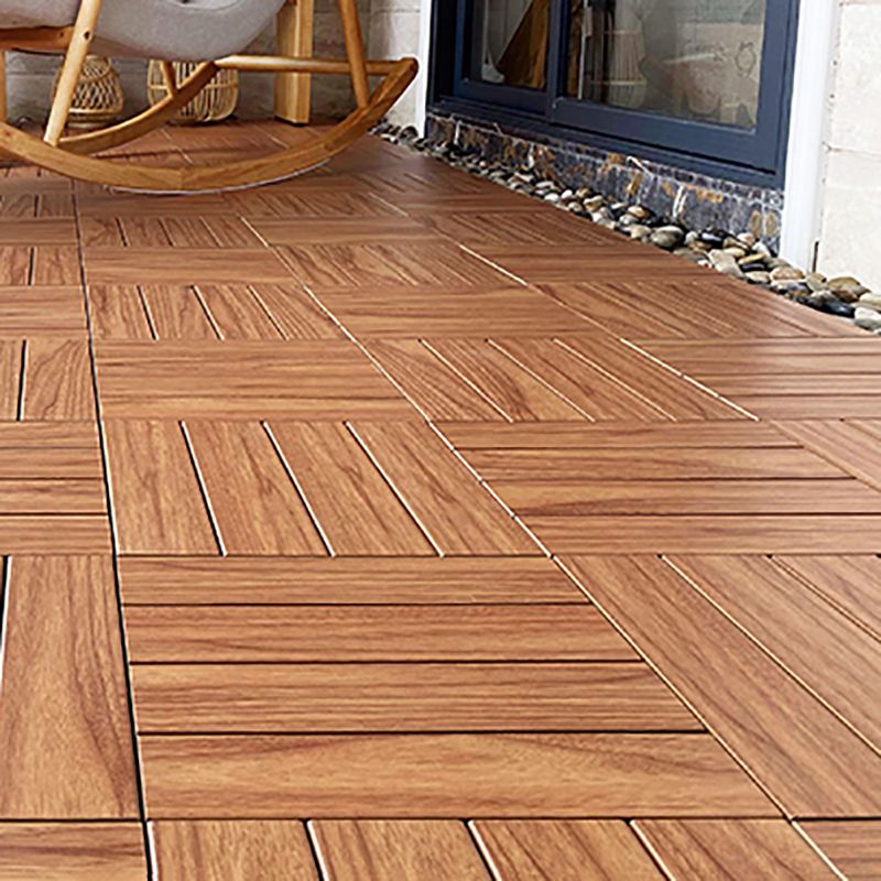 Engineered Flooring Planks Water Resistant Click-Locking for Patio Garden Clearhalo 'Flooring 'Hardwood Flooring' 'hardwood_flooring' 'Home Improvement' 'home_improvement' 'home_improvement_hardwood_flooring' Walls and Ceiling' 1200x1200_0432b005-0109-4b36-b3e9-07eb8d99c55c