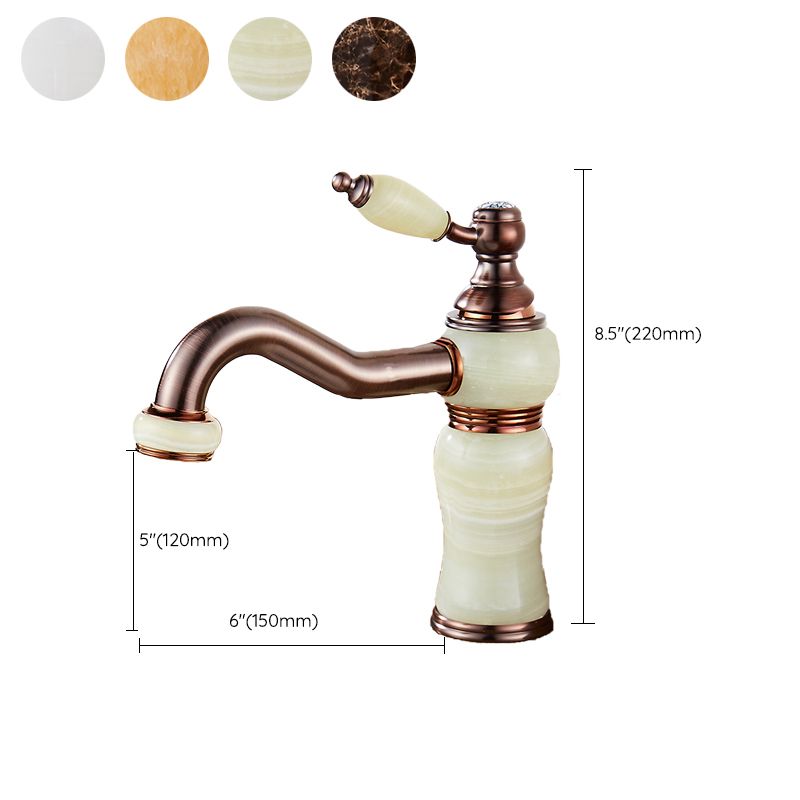 Luxury Vessel Sink Faucet Lever Handle Circular Vessel Sink Bathroom Faucet Clearhalo 'Bathroom Remodel & Bathroom Fixtures' 'Bathroom Sink Faucets' 'Bathroom Sinks & Faucet Components' 'bathroom_sink_faucets' 'Home Improvement' 'home_improvement' 'home_improvement_bathroom_sink_faucets' 1200x1200_0444d688-a2db-415f-acd7-b2323348412c