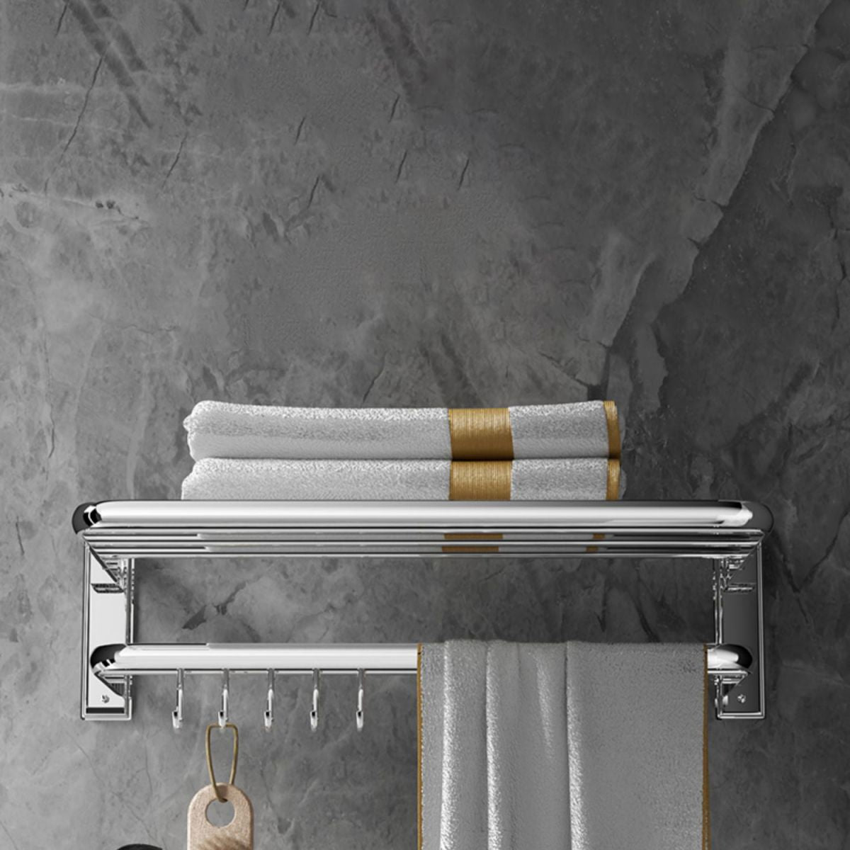 Modern Bathroom Accessory as Individualor as a Set Polished Chrome Bathroom Set Clearhalo 'Bathroom Hardware Sets' 'Bathroom Hardware' 'Bathroom Remodel & Bathroom Fixtures' 'bathroom_hardware_sets' 'Home Improvement' 'home_improvement' 'home_improvement_bathroom_hardware_sets' 1200x1200_04611083-ec36-4cb8-a18a-96062ec1cc80