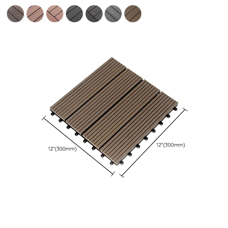 Floor Bullnose Click Lock Wire Brushed Wooden Flooring Tiles Clearhalo 'Flooring 'Hardwood Flooring' 'hardwood_flooring' 'Home Improvement' 'home_improvement' 'home_improvement_hardwood_flooring' Walls and Ceiling' 1200x1200_046e26b7-c22b-42f5-86a7-f073ca25f809