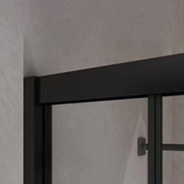 Framed Tempered Shower Bath Door Transparent Bi-Fold Shower Door Clearhalo 'Bathroom Remodel & Bathroom Fixtures' 'Home Improvement' 'home_improvement' 'home_improvement_shower_tub_doors' 'Shower and Tub Doors' 'shower_tub_doors' 'Showers & Bathtubs' 1200x1200_0470572b-0fa0-4e5a-98fb-2c8d0727801e