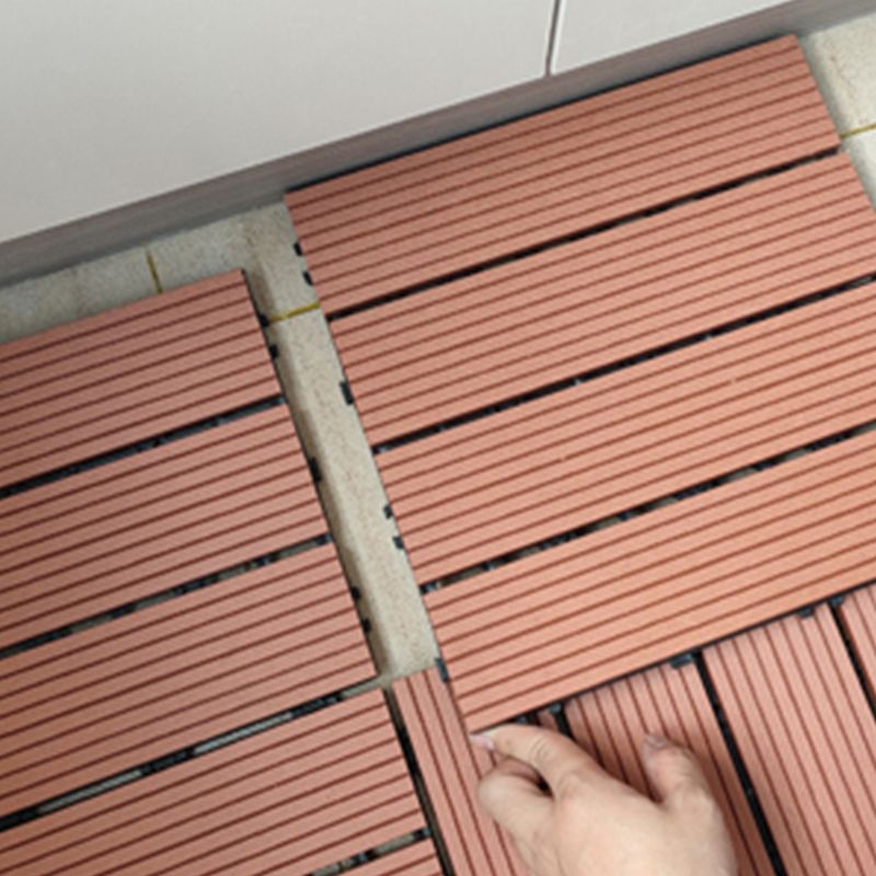 Polypropylene Deck Tile Kit 4-Slat Interlocking Patio Tiles Outdoor Patio Clearhalo 'Home Improvement' 'home_improvement' 'home_improvement_outdoor_deck_tiles_planks' 'Outdoor Deck Tiles & Planks' 'Outdoor Flooring & Tile' 'Outdoor Remodel' 'outdoor_deck_tiles_planks' 1200x1200_04775945-8524-4189-be7a-c53e7a18ab0b