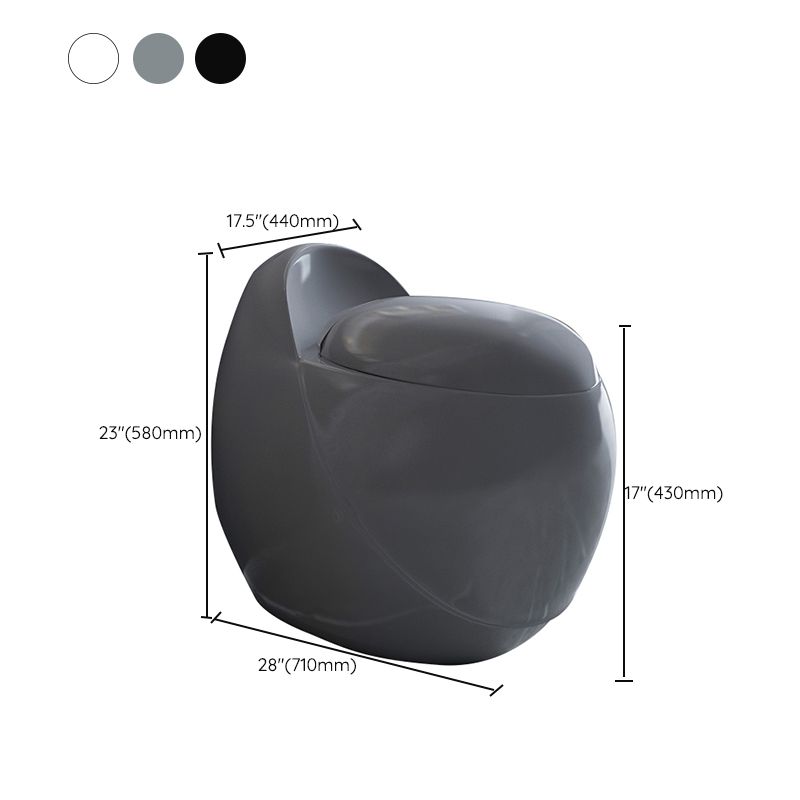 Contemporary Floor Mounted Flush Toilet Seat Included Toilet Bowl for Washroom Clearhalo 'Bathroom Remodel & Bathroom Fixtures' 'Home Improvement' 'home_improvement' 'home_improvement_toilets' 'Toilets & Bidets' 'Toilets' 1200x1200_04843b01-6def-4b37-9626-7ba86ce27085