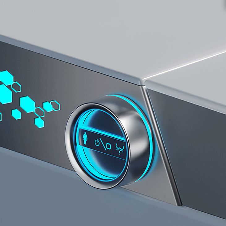 Water Pressure Control Floor Standing Bidet in White Deodorizing Clearhalo 'Bathroom Remodel & Bathroom Fixtures' 'Bidets' 'Home Improvement' 'home_improvement' 'home_improvement_bidets' 'Toilets & Bidets' 1200x1200_0491876d-8476-4e47-9bc1-0012acc3c276